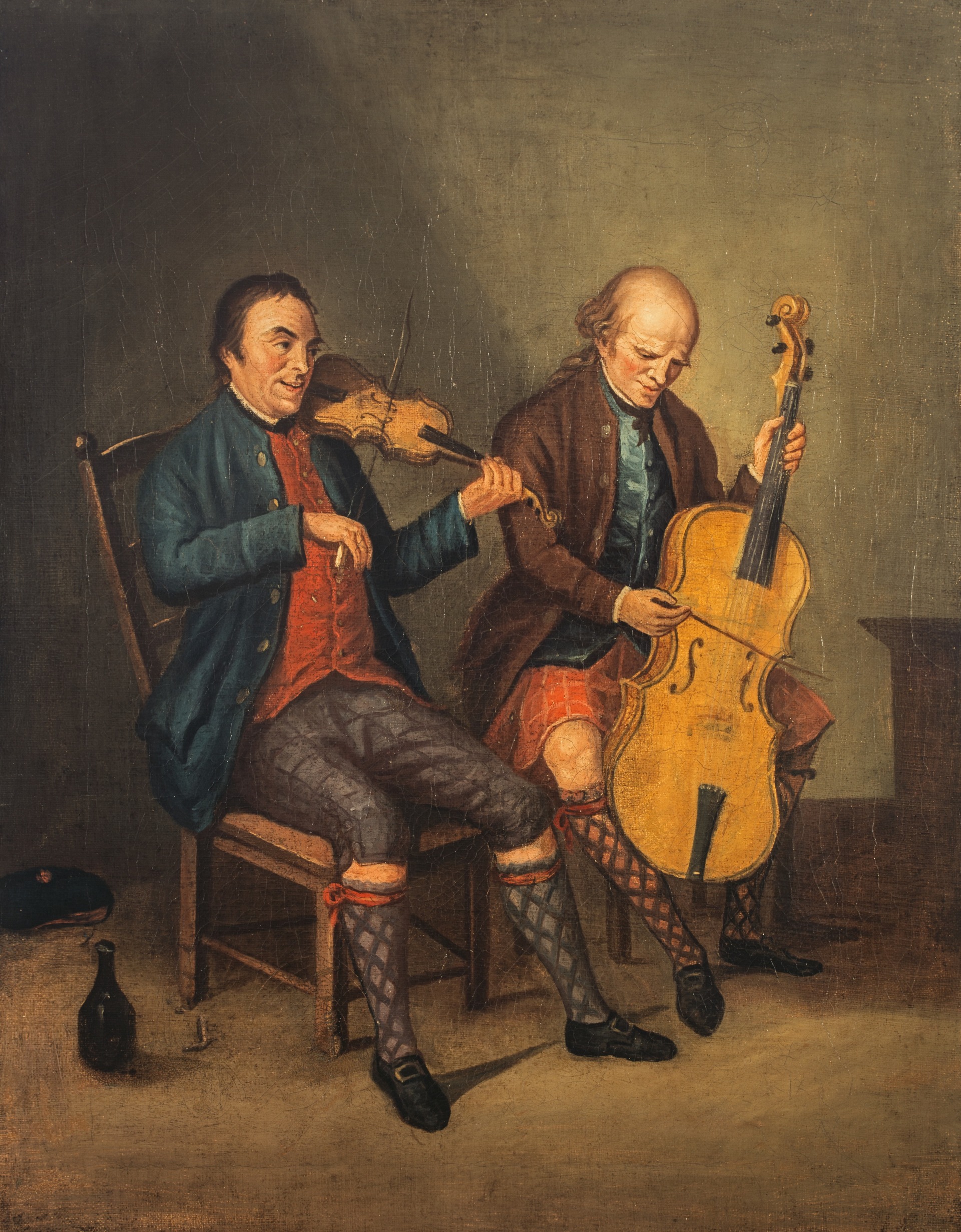 Niel Gow 1727-1807 violinist and composer with his Brother Donald