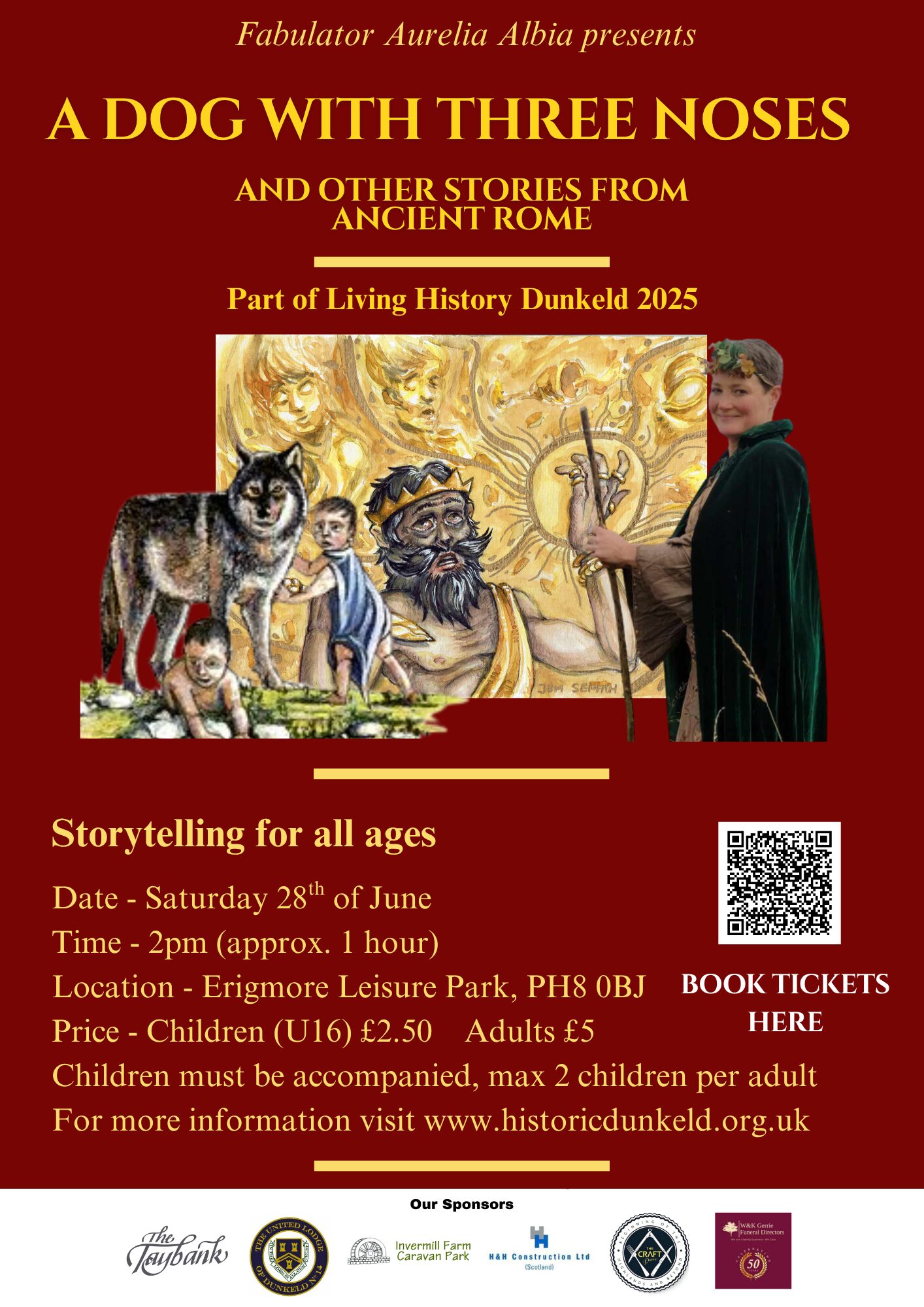 updated storytelling romans poster